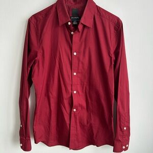 H&M Rich Red Dress Shirt for Men